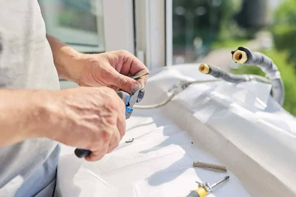 installing an air conditioner in apartment